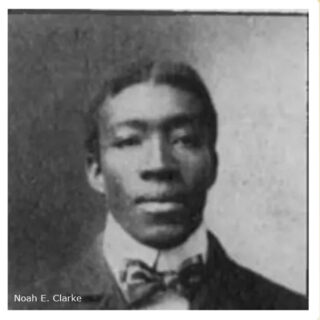 Photograph of Noah E. Clark (date unknown). Noah E. Clarke was a crusader for black education and civil rights in Montgomery County, and can be fairly described as the Father of Secondary Education for his people in Montgomery County Maryland.